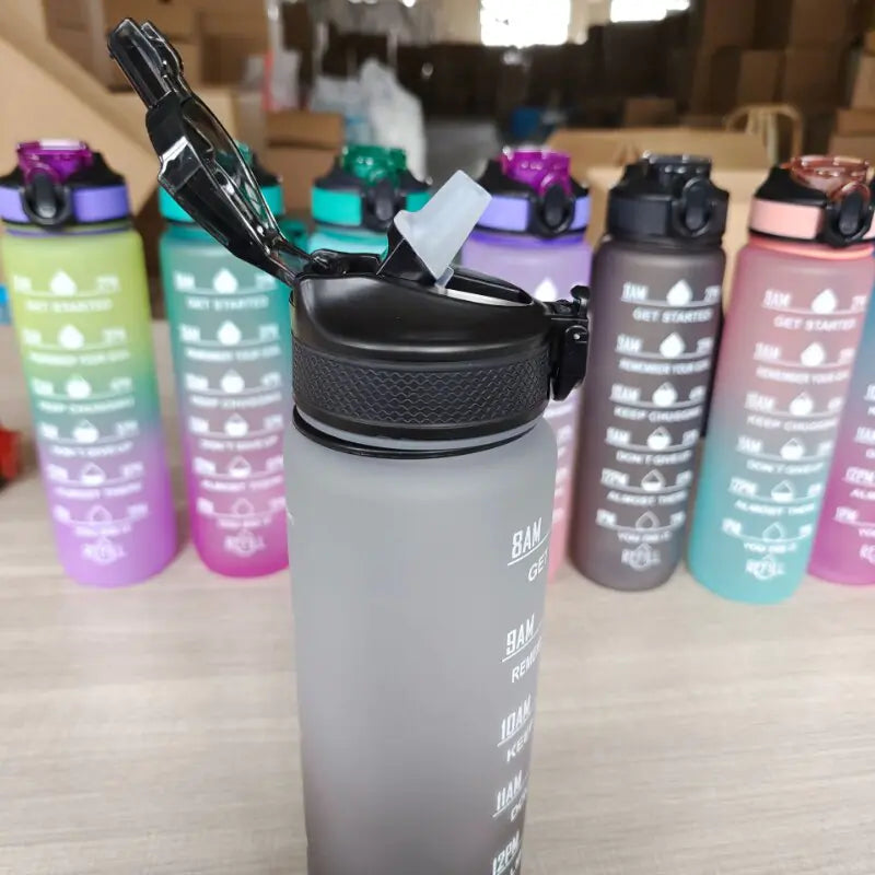 MotivateFlow 1L Leakproof Sports Hydration Bottle