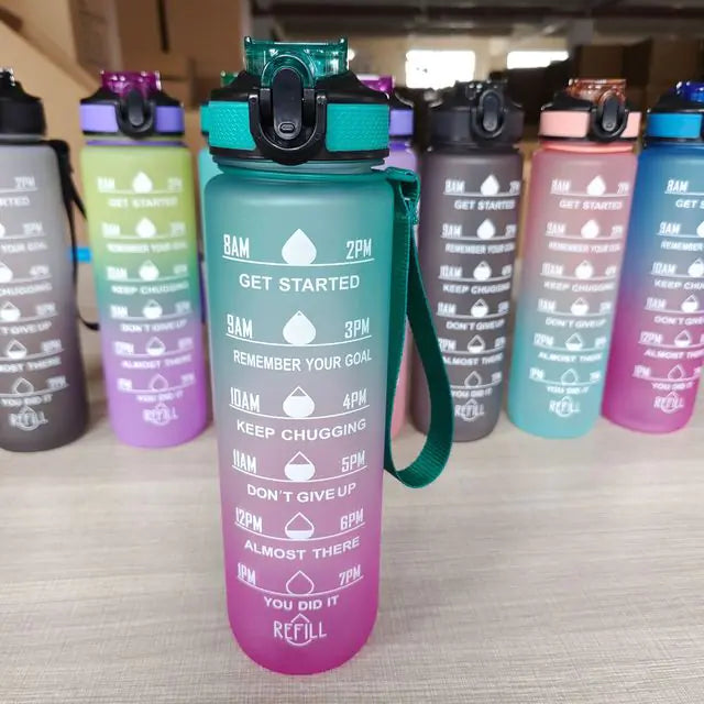 MotivateFlow 1L Leakproof Sports Hydration Bottle