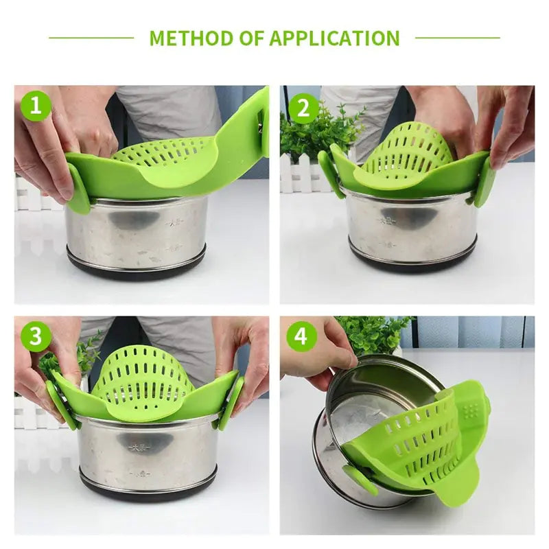 FlexiStrain Universal Silicone Pot Strainer