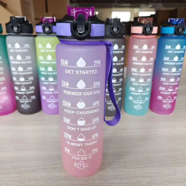 MotivateFlow 1L Leakproof Sports Hydration Bottle