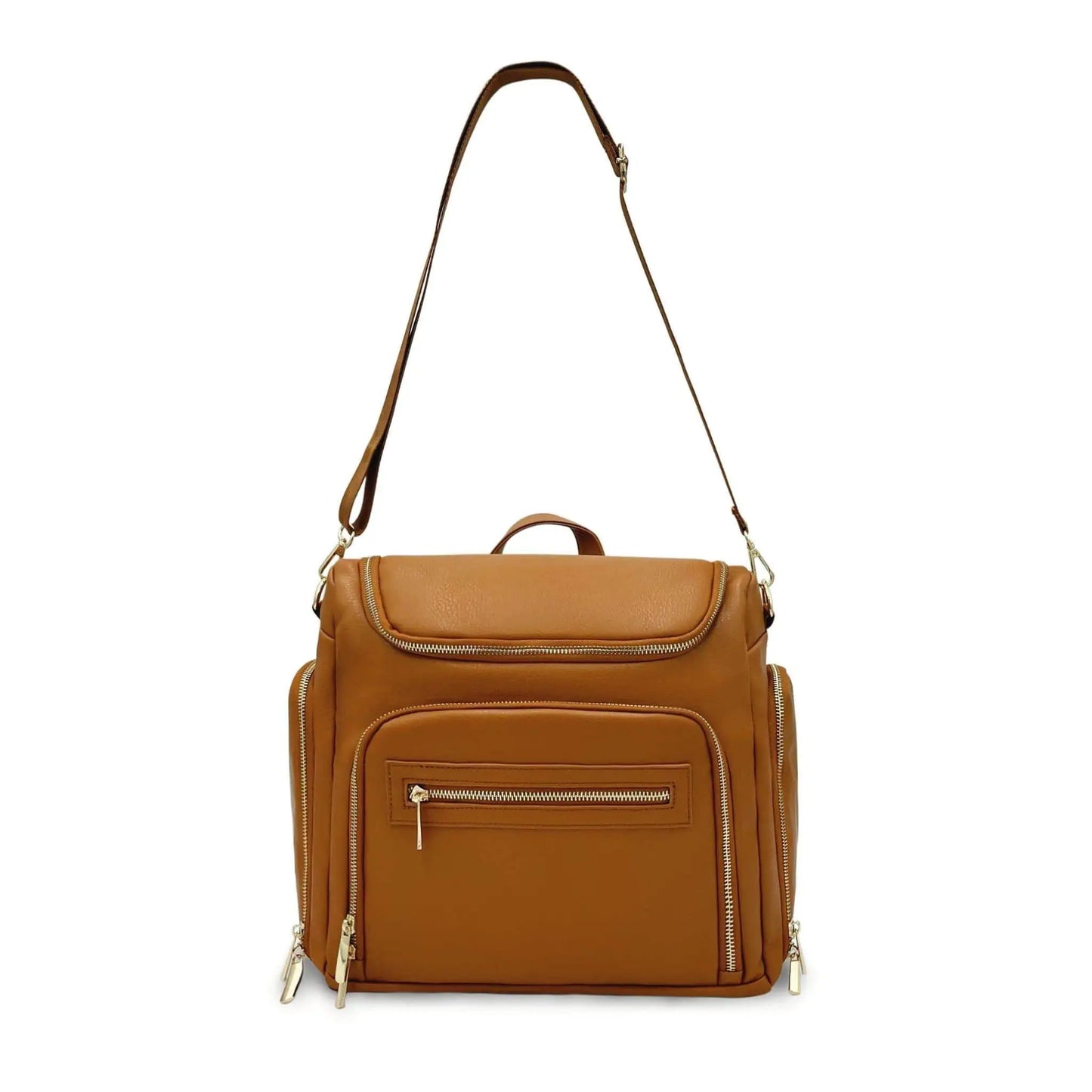 Chloe Luxe: Caramel Leather Statement Bag