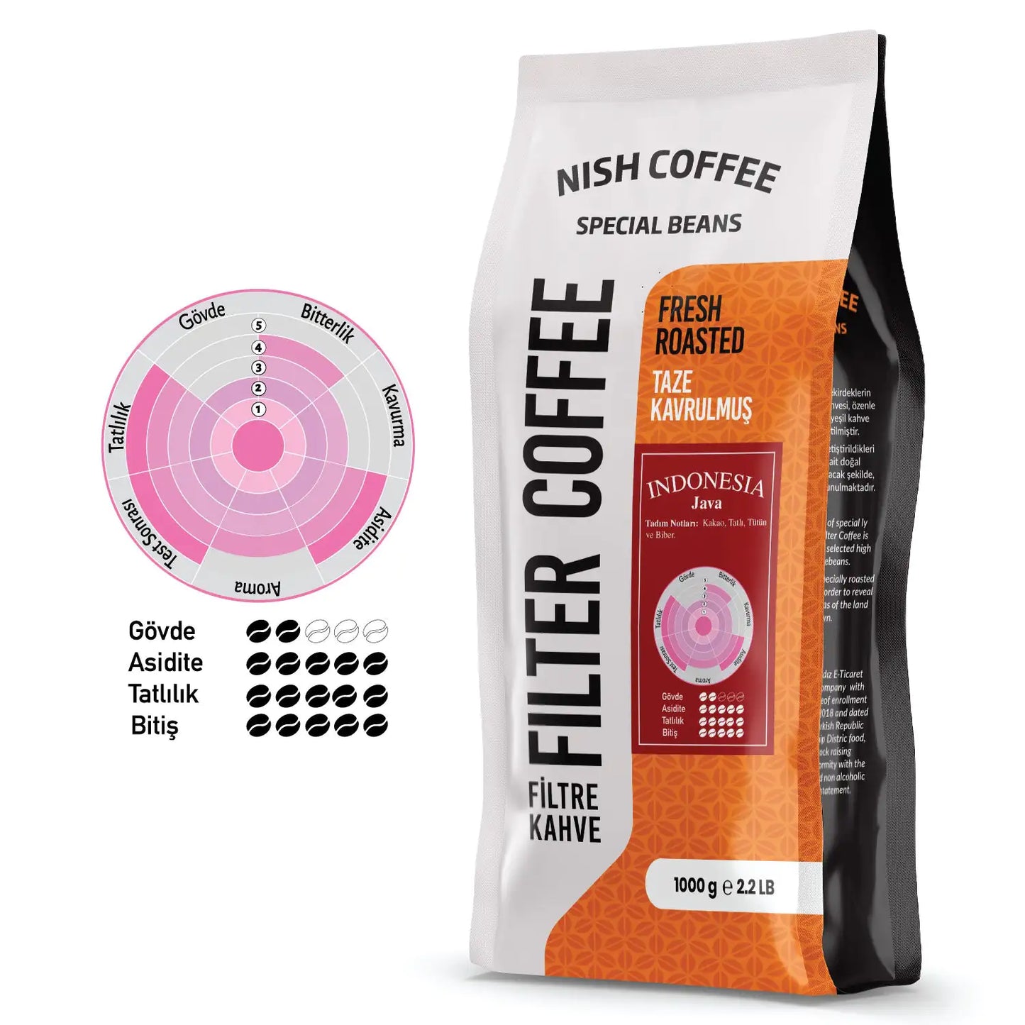 Nish Filter Coffee Indonesia Java 1 kg