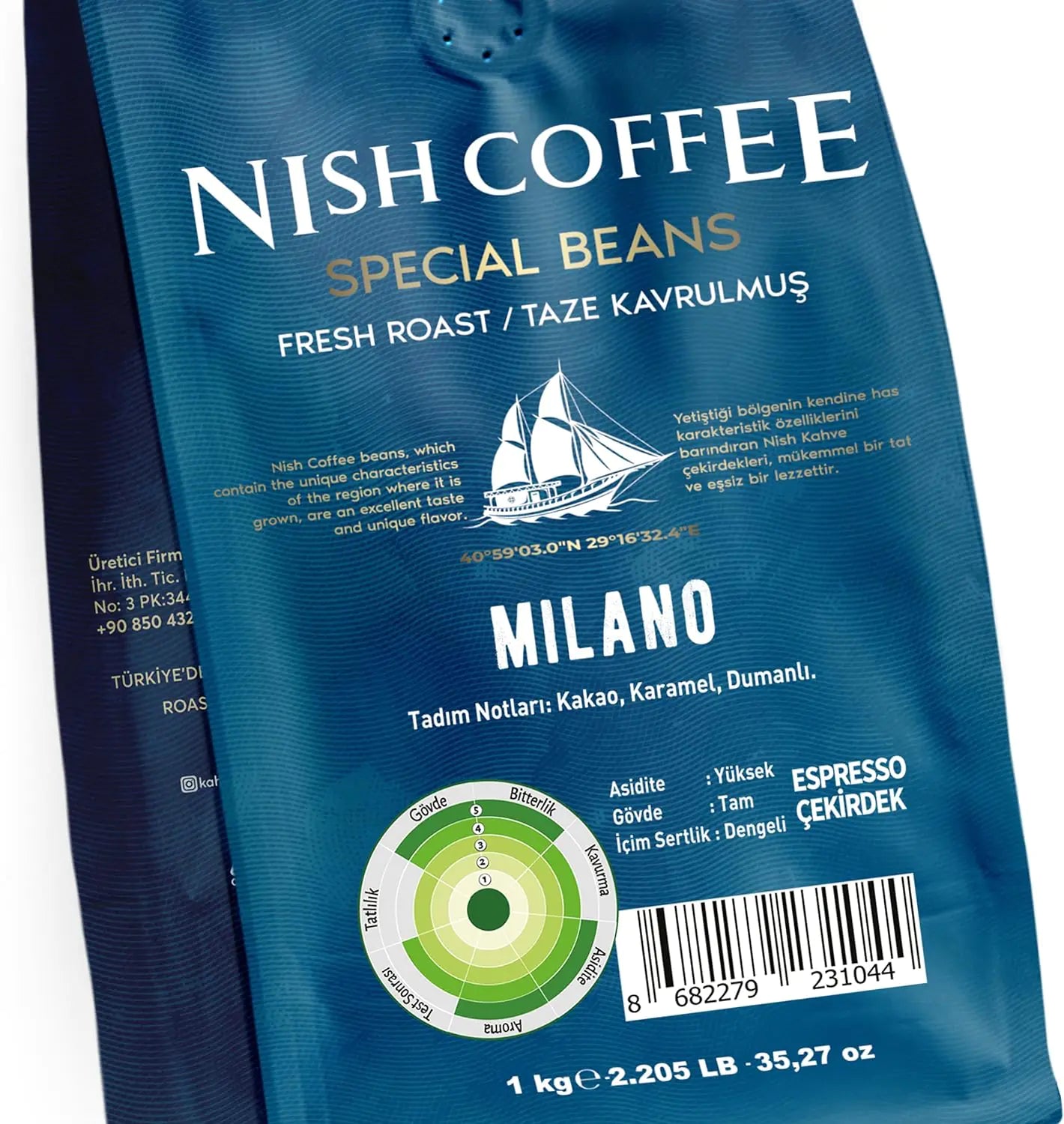 Nish Espresso Milano 1 kg