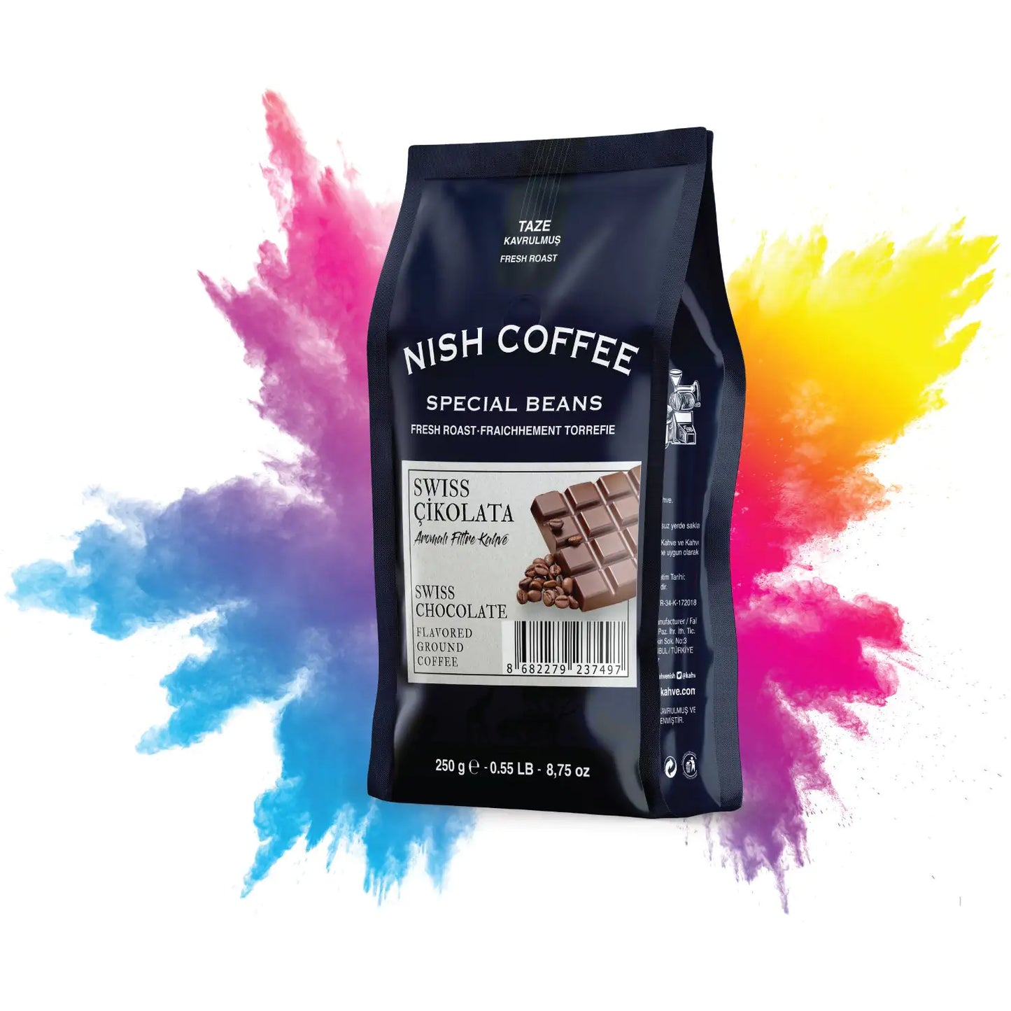 Nish Swiss Chocolate Flavored Filter Coffee 250 Gr