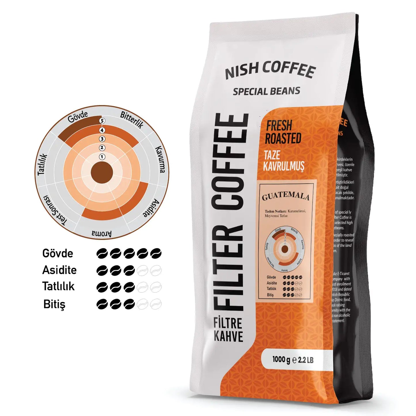 Nish Filter Coffee Guatemala 1 kg