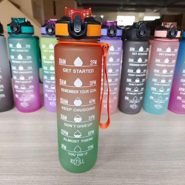 MotivateFlow 1L Leakproof Sports Hydration Bottle