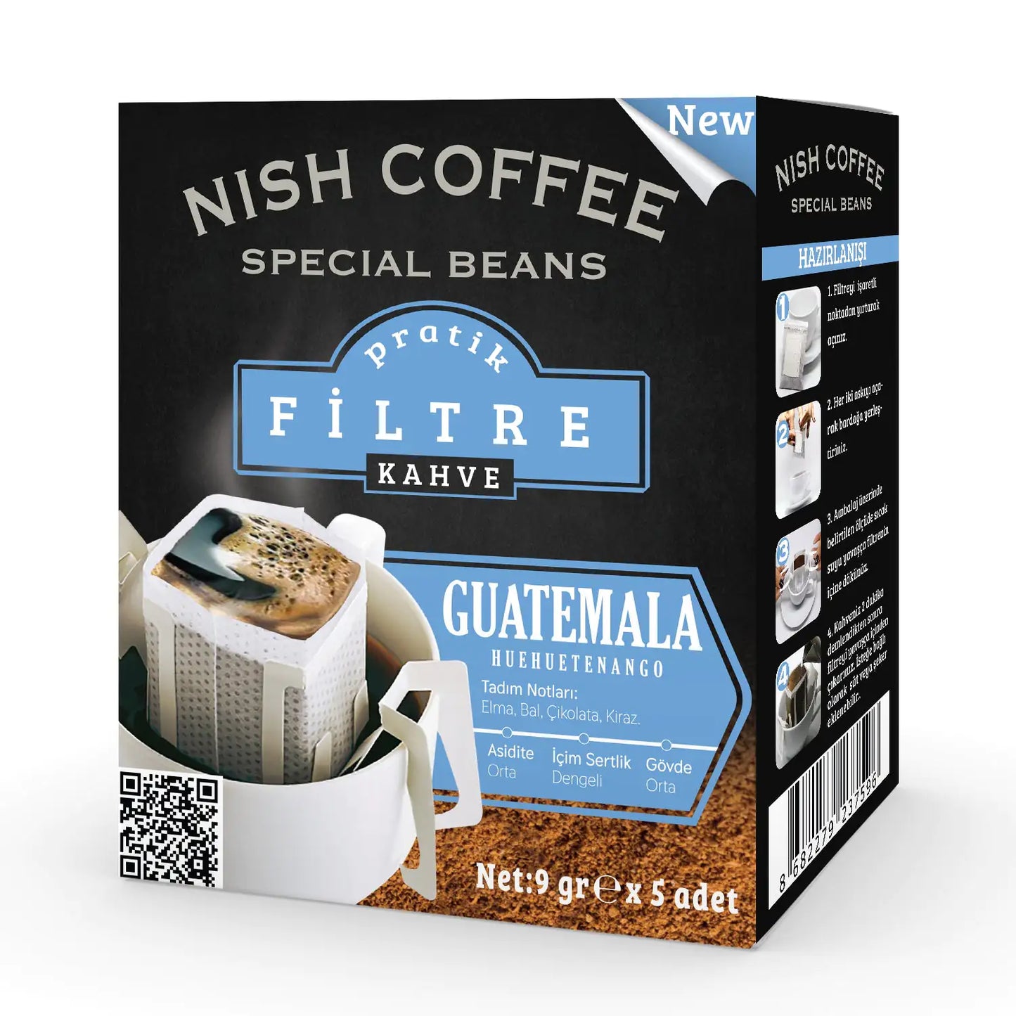 Nish Practical Filter Coffee Guatemala 9Gr X 5