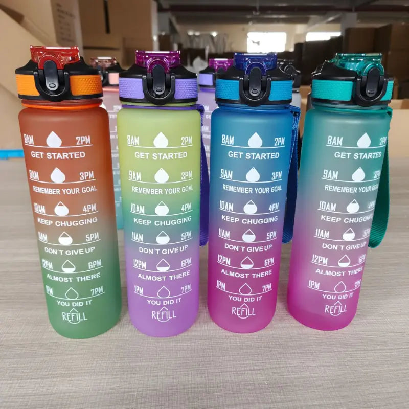 MotivateFlow 1L Leakproof Sports Hydration Bottle